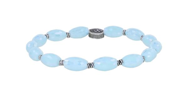 Hellblau - Petit Glamour d'Afrique - Armband von Konplott